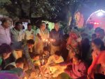 Shalimar residents celebrate Deepavali in unique way as Ekta Camp with BJP leader Sulekh Agarwal and others :