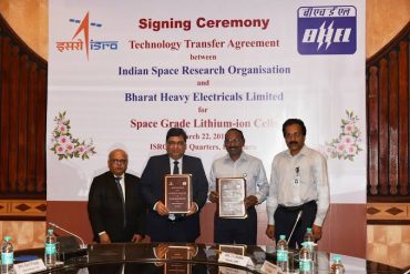 Proposal of ISRO to transfer space-grade Li-Ion cell technology to BHEL