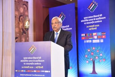 CEC Sh Sunil Arora Assumes Chairmanship of The Forum of the Election Management Bodies of South Asia (FEMBoSA) for 2020