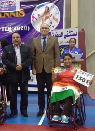 Ahmedabad’s Bhavina Clinches Gold At Para Table Tennis Egypt Open