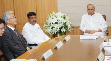 Shri Dharmendra Pradhan, along with Japanese Ambassador, meet Chief Minister of Odisha to discuss avenues for Japan, to become a partner country in Mission Purvodaya in the steel sector to script a better future for people of Odisha