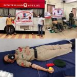 BLOOD DONATION CAMPAIGN BY NCC DIRECTORATE GUJARAT DURING TESTING TIME OF COVID-19 PANDEMIC
