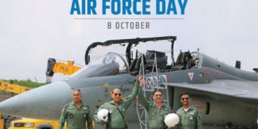 Raksha Mantri Shri Rajnath Singh greets air warriors on 88th Air Force Day