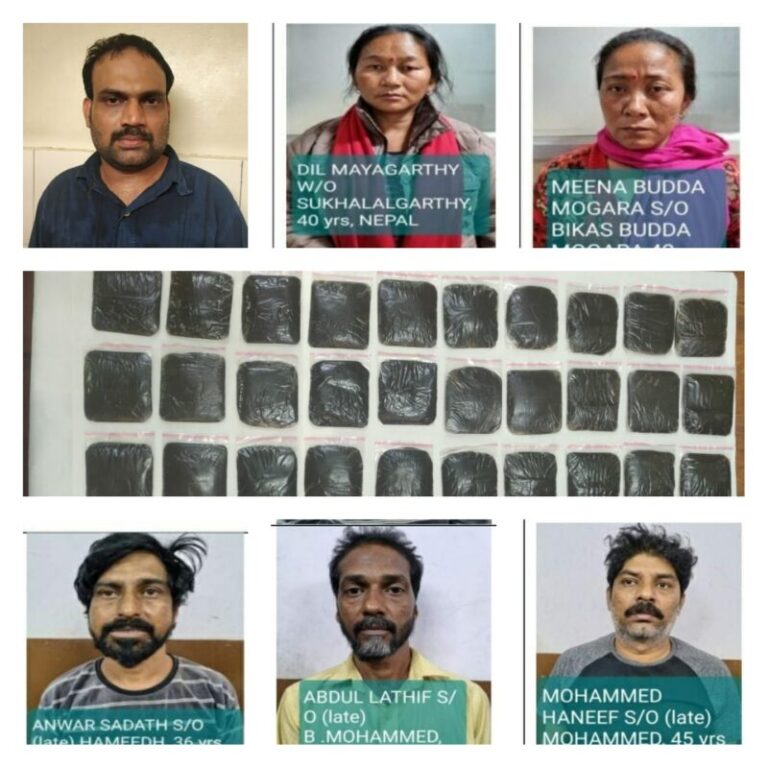 International Level Drug Racket Bustedsix Notorious Drug Peddlers Arrestedcharas Worth Rs35 8936