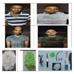 CCB arrest 4 Notorious drug peddlers,including two from Nigeria,seized synthetic Drugs worth Rs.20 Lakhs