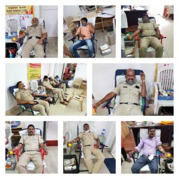 75 Staff and officers of West Division donated blood to the child cancer patients of Kidwai institute