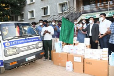 BBMP Chief Commissioner, Gaurav Gupta flags off 24X7 mobile testing unit