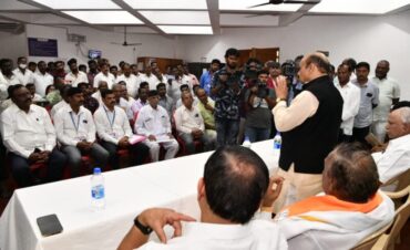 CM holds a meeting with VISL workers;All efforts to save the steel factory, assure CM Bommai