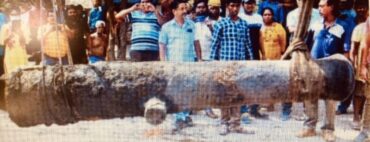 Kolkata’s largest battle Cannon found at Dumdum Central Jail area