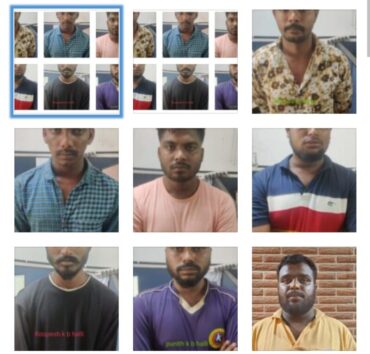 Seven member gang arrested by Marathahalli police for abducting Software Engineer and robbing his valuables over trivial fight