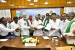 CM holds meeting with farmers and labour leaders of Samyuktha Horata- Karnataka