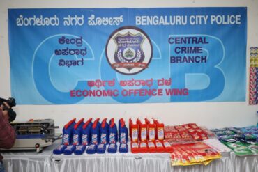 Trio held by CCB’s EOW officials for making fake FMCG products under reputed companies and seized fake products worth Rs.95 Lakhs