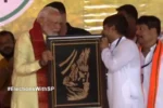 PM received an upside down portrait of Rabindra Nath Tagore from BJP’s Arjun Singh’s son