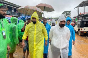 Minister Santhosh Lad leaves for Wayanad on instructions of the Chief Minister