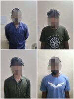 Three member armed gang targetting delivery executives and robbing their valuables by flashing sword arrested by JB Nagar Police