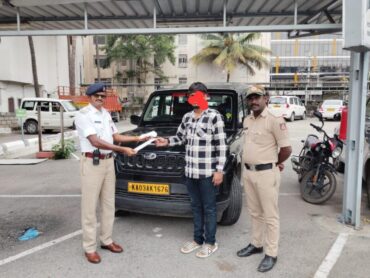 Road Rage:Three people moving in SUV in wrong way thrashed bike rider for questioning driver arrested by Hebbal traffic cops in alleged Road Rage case