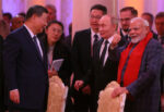 Brics Summit: Modi thumbs up.. Putin, Xi Jinping: Top leaders having fun at BRICS dinner