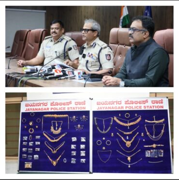 Three Nepali National arrested by Jayanagar Police and recovered stolen property worth Rs.1.12 Crore