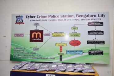 Bengaluru Cyber Crime Police arrested three from Gujarat for defrauding Meesho of Rs 5.5 crore in span of seven months