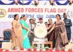 KSRTC receives consecutively for 10th time the Armed Forces Flag Day Rolling Shield award