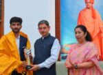 Governor of Tamil Nadu and the First Lady of Tamil Nadu Tmt.Laxmi Ravi,felicitates Grandmaster D.Gukesh & his parents for winning the prestigious title of World Chess Champion 2024